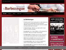 Tablet Screenshot of barbezingue.com